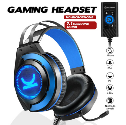 Auriculares para Juegos Commander CM7000 Pro 7.1 Surround Sound