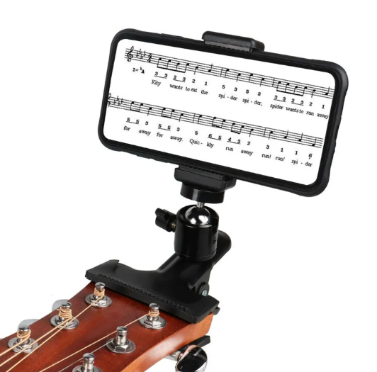 Soporte de clip de guitarra para teléfono