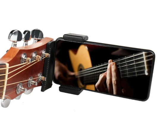 Soporte de clip de guitarra para teléfono