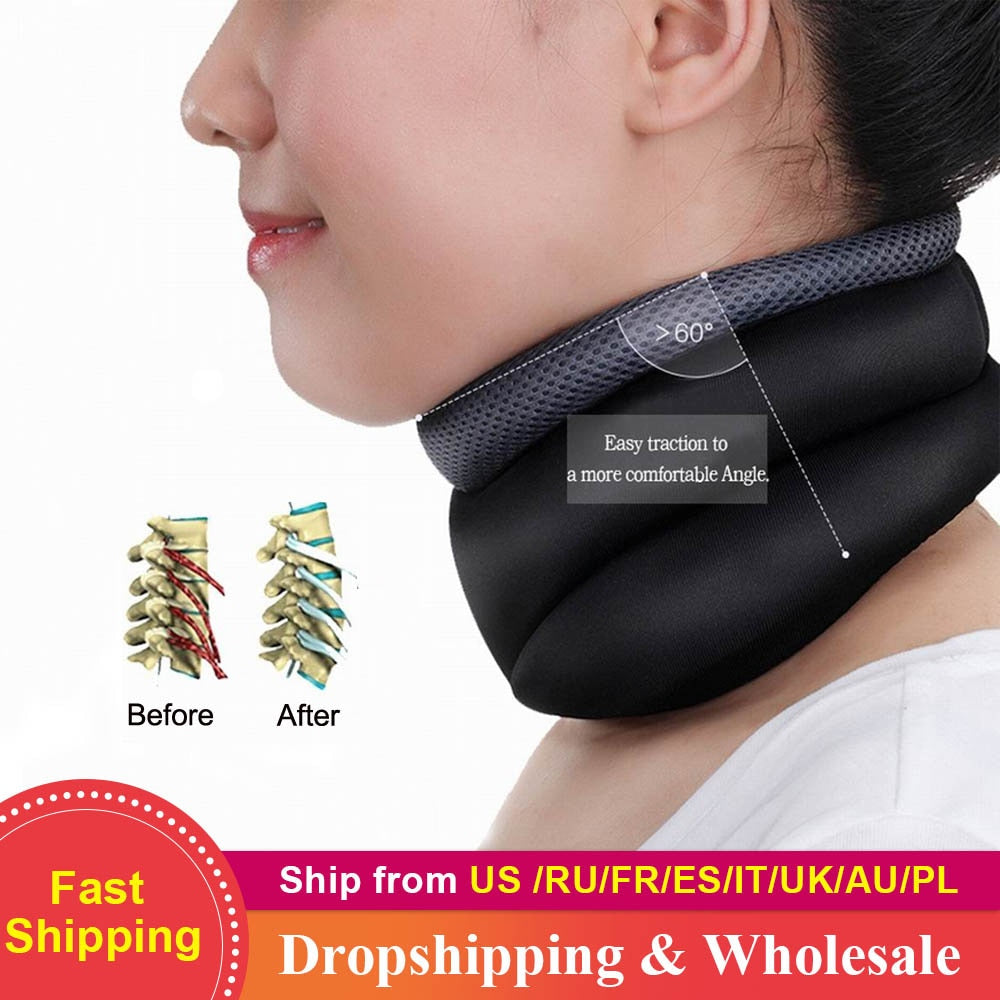 Correa magnética de soporte cervical para corrección cervical